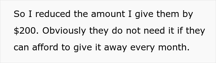 Parents Split The Money Their Adult Daughter Sends Them With Their Son, Panic When She Cuts It By $200 Parents Split The Money Their Adult Daughter Sends Them With Their Son, Panic When She Cuts It By $200