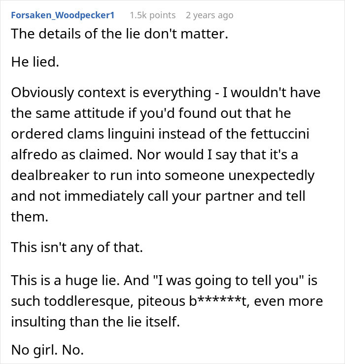 Man Begs GF To Give Him A Second Chance After He Lied About Who Is Going With Him On A Trip