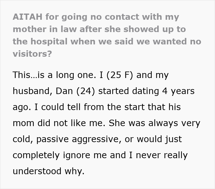 Evil Lady Has Her Claws In Son And Mistreats DIL, They Go No-Contact After A Bad Hospital Incident Evil Lady Has Her Claws In Son And Mistreats DIL, They Go No-Contact After A Bad Hospital Incident