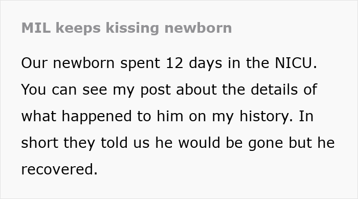 Woman Risks Newborn’s Health For Her Grandma Kisses, Disowns Son And His Fam When They Push Back Woman Risks Newborn’s Health For Her Grandma Kisses, Disowns Son And His Fam When They Push Back