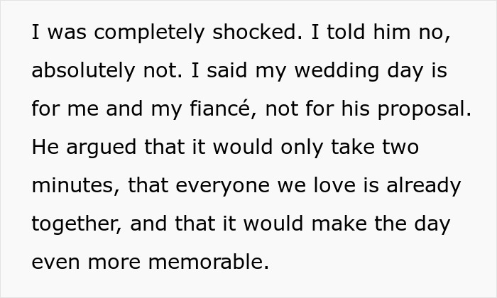 Guy’s “Brilliant” Idea Is To Propose During Sis’s Wedding, Calls Her A Bridezilla As She Says No Way Guy’s “Brilliant” Idea Is To Propose During Sis’s Wedding, Calls Her A Bridezilla As She Says No Way