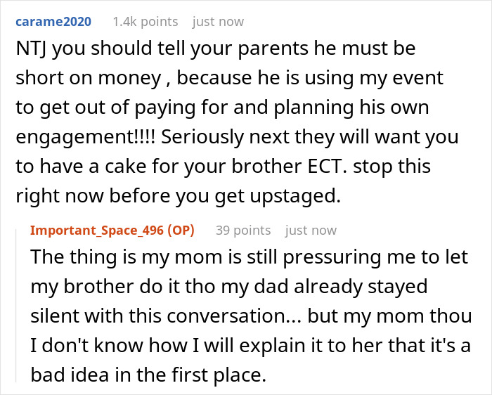 Guy’s “Brilliant” Idea Is To Propose During Sis’s Wedding, Calls Her A Bridezilla As She Says No Way Guy’s “Brilliant” Idea Is To Propose During Sis’s Wedding, Calls Her A Bridezilla As She Says No Way