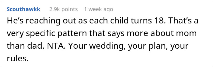 Woman Forgives Absent Father, 10 Years Later Wants Him To Walk Her Down The Aisle, Mom Loses It Woman Forgives Absent Father, 10 Years Later Wants Him To Walk Her Down The Aisle, Mom Loses It