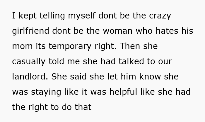 Woman Feels Like A Guest In Her Own Home, Moves Out After BF’s Mom Moves In And Takes Over