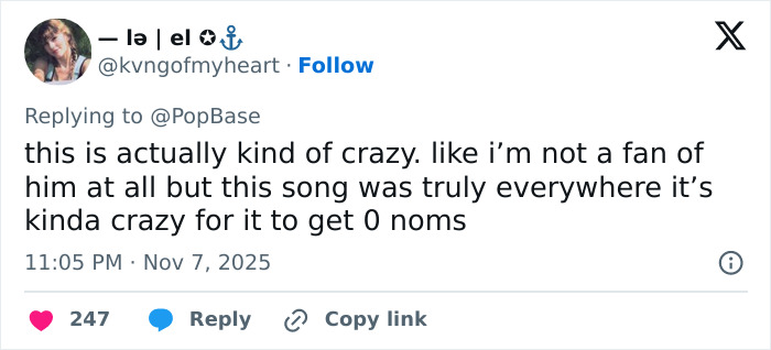 Why Do Grammy Snubs Hurt Fans More Than The Artists? Psychologists Have The Answer