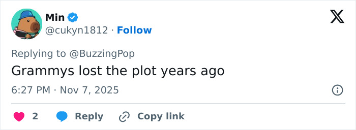 Why Do Grammy Snubs Hurt Fans More Than The Artists? Psychologists Have The Answer