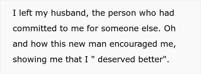 Woman Admits Defeat By Karma When Her Affair Partner Leaves Her After She Cheated On Her Husband