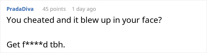 Woman Admits Defeat By Karma When Her Affair Partner Leaves Her After She Cheated On Her Husband