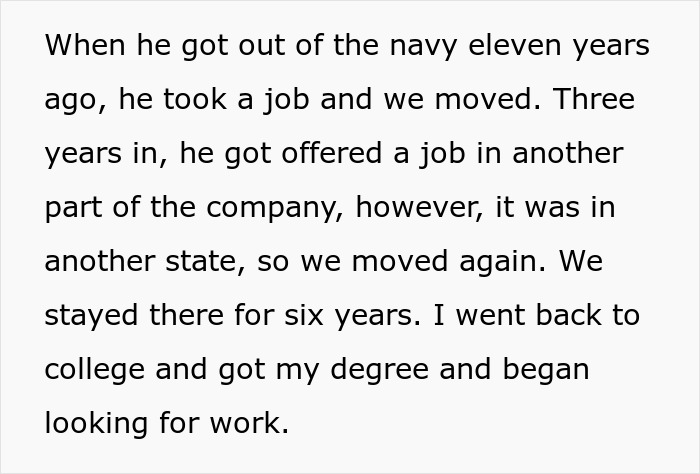 Woman Refuses To Move Again After Spending Decades Relocating For Husband’s Career Woman Refuses To Move Again After Spending Decades Relocating For Husband’s Career