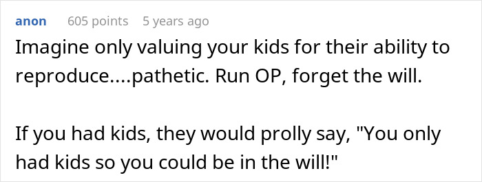Man’s Parents Try To Guilt-Trip Couple Into Having Kids, Threaten To Disinherit Them Man’s Parents Try To Guilt-Trip Couple Into Having Kids, Threaten To Disinherit Them