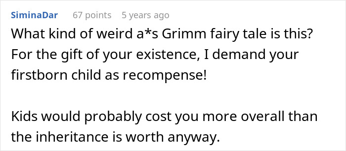 Man’s Parents Try To Guilt-Trip Couple Into Having Kids, Threaten To Disinherit Them Man’s Parents Try To Guilt-Trip Couple Into Having Kids, Threaten To Disinherit Them