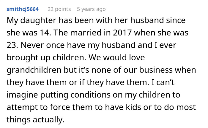 Man’s Parents Try To Guilt-Trip Couple Into Having Kids, Threaten To Disinherit Them Man’s Parents Try To Guilt-Trip Couple Into Having Kids, Threaten To Disinherit Them