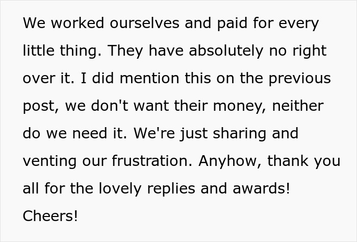 Man’s Parents Try To Guilt-Trip Couple Into Having Kids, Threaten To Disinherit Them Man’s Parents Try To Guilt-Trip Couple Into Having Kids, Threaten To Disinherit Them