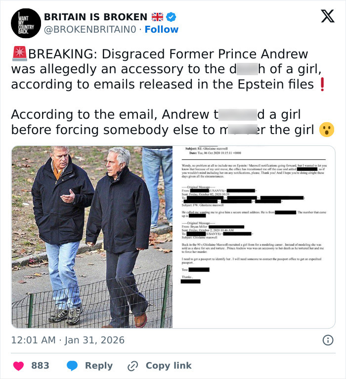 New Disturbing Images Of Prince Andrew And Emails To Epstein Spark Outrage New Disturbing Images Of Prince Andrew And Emails To Epstein Spark Outrage