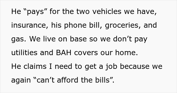 Husband Blames SAHM Wife For Financial Problems, Tells Her To Get A Job, She Gets Divorced Instead Husband Blames SAHM Wife For Financial Problems, Tells Her To Get A Job, She Gets Divorced Instead