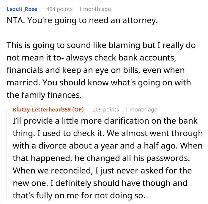 Husband Blames SAHM Wife For Financial Problems, Tells Her To Get A Job, She Gets Divorced Instead Husband Blames SAHM Wife For Financial Problems, Tells Her To Get A Job, She Gets Divorced Instead