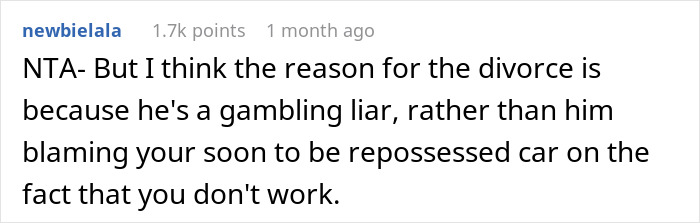 Husband Blames SAHM Wife For Financial Problems, Tells Her To Get A Job, She Gets Divorced Instead Husband Blames SAHM Wife For Financial Problems, Tells Her To Get A Job, She Gets Divorced Instead