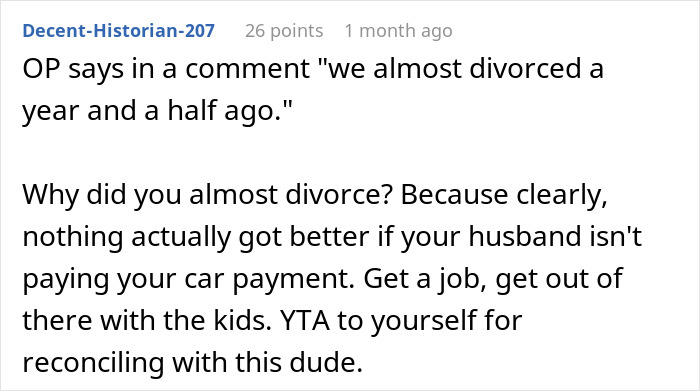 Husband Blames SAHM Wife For Financial Problems, Tells Her To Get A Job, She Gets Divorced Instead Husband Blames SAHM Wife For Financial Problems, Tells Her To Get A Job, She Gets Divorced Instead