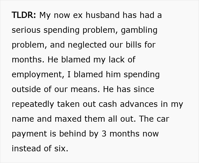 Husband Blames SAHM Wife For Financial Problems, Tells Her To Get A Job, She Gets Divorced Instead Husband Blames SAHM Wife For Financial Problems, Tells Her To Get A Job, She Gets Divorced Instead