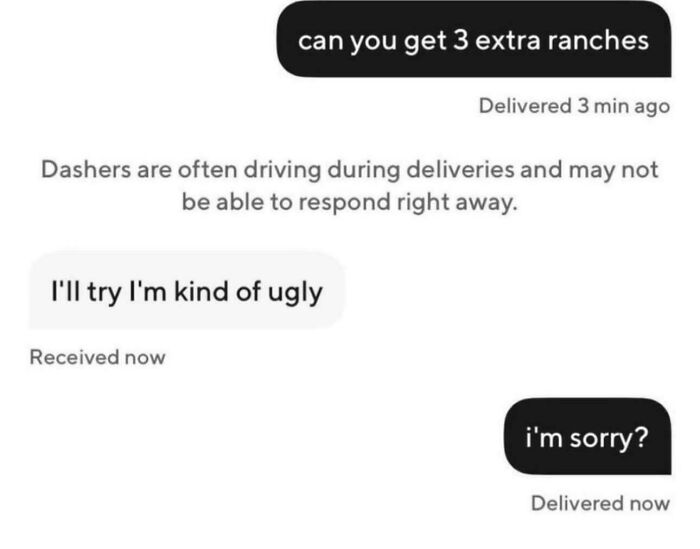 80 Of The Funniest And Most Unhinged Texts From Uber Drivers