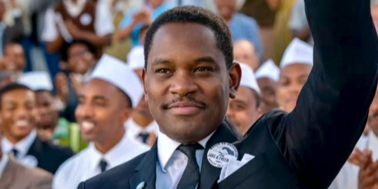 Aml Ameen as Martin Luther King Jr. in Rustin