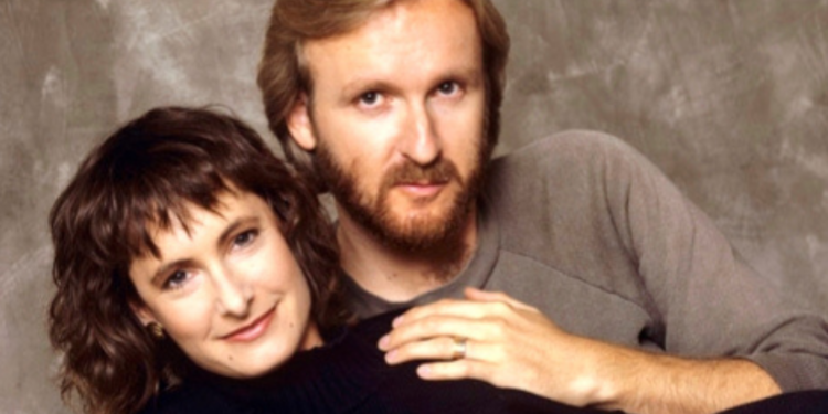 James Cameron and Gale Anne Hurd