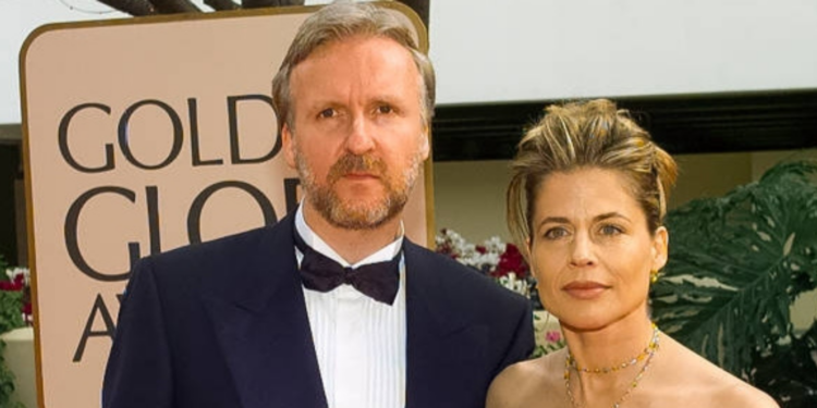 James Cameron and Linda Hamilton