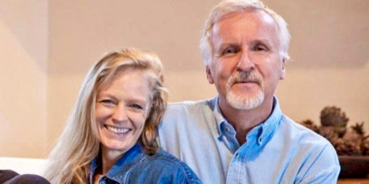 James Cameron and Suzy Amis