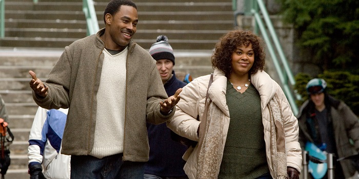 Lamman Rucker and Jill Scott in Why Did I Get Married