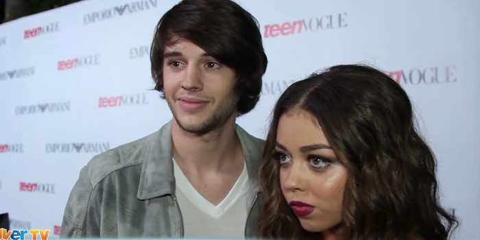 Matt Prokop and Sarah Hyland in 2012