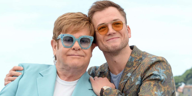 Elton John and Taron Egerton