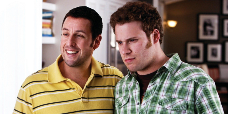 Adam Sandler and Seth Rogen in Funny People (2009)