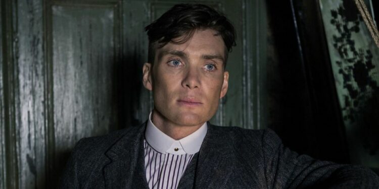Thomas Shelby played by Cillian Murphy
