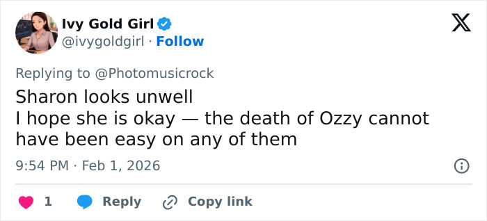 The Osbournes’ Drastic Weight Loss Sparks Concern At Pre-Grammy Gala Months After Ozzy’s Passing