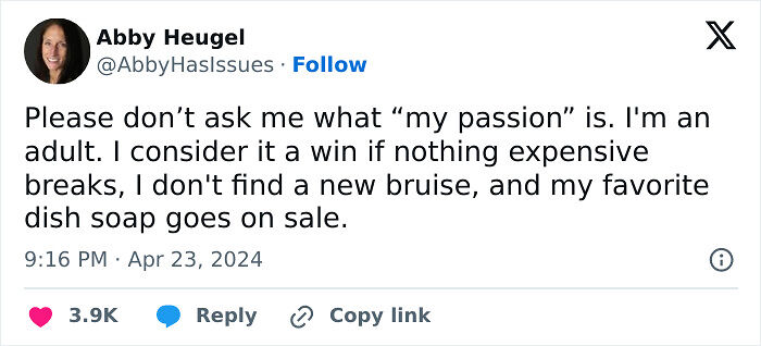 92 Chaotic Yet Comforting X Posts From &ldquo;Abby Has Issues&rdquo; That Understand Adult Life Too Well