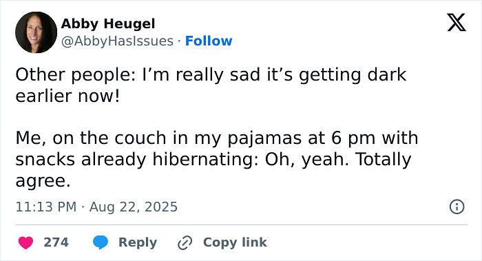 92 Chaotic Yet Comforting X Posts From &ldquo;Abby Has Issues&rdquo; That Understand Adult Life Too Well