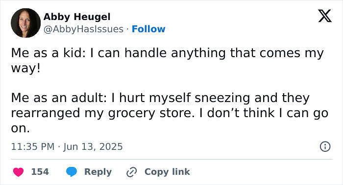 92 Chaotic Yet Comforting X Posts From &ldquo;Abby Has Issues&rdquo; That Understand Adult Life Too Well