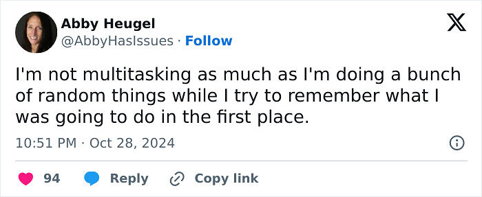 92 Chaotic Yet Comforting X Posts From &ldquo;Abby Has Issues&rdquo; That Understand Adult Life Too Well