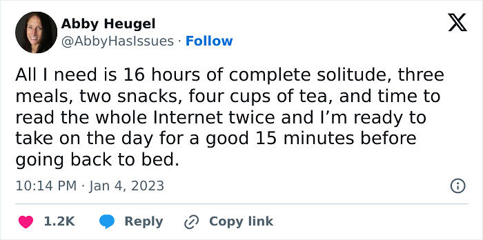 92 Chaotic Yet Comforting X Posts From &ldquo;Abby Has Issues&rdquo; That Understand Adult Life Too Well