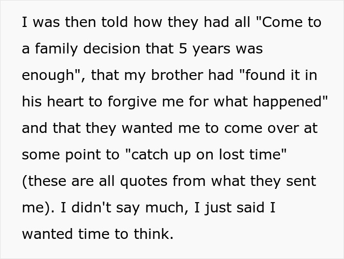 Family Decides To Forgive Man For Beating His Brother 5 Years Ago, He Doesn’t Like Their Tone