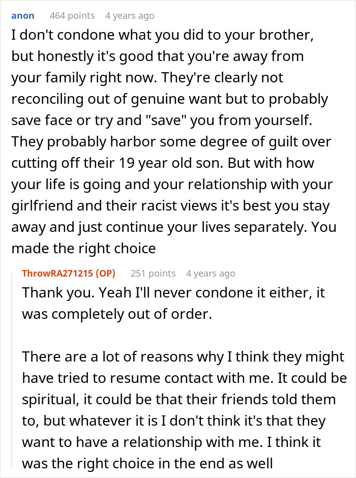 Family Decides To Forgive Man For Beating His Brother 5 Years Ago, He Doesn’t Like Their Tone