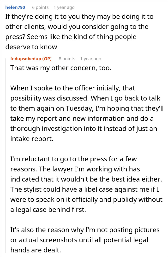 Woman Shares An Absolutely Crazy Story About Her Hair Stylist After Finding A Weird ‘Shrine’ For Her Hair Woman Shares An Absolutely Crazy Story About Her Hair Stylist After Finding A Weird ‘Shrine’ For Her Hair