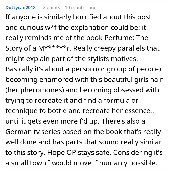 Woman Shares An Absolutely Crazy Story About Her Hair Stylist After Finding A Weird ‘Shrine’ For Her Hair Woman Shares An Absolutely Crazy Story About Her Hair Stylist After Finding A Weird ‘Shrine’ For Her Hair
