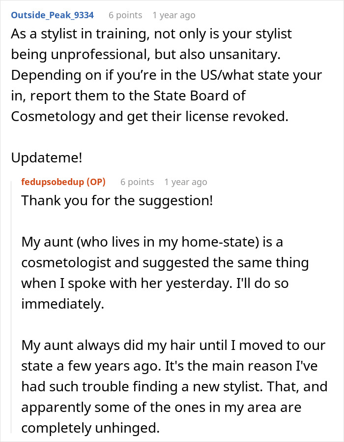 Woman Shares An Absolutely Crazy Story About Her Hair Stylist After Finding A Weird ‘Shrine’ For Her Hair Woman Shares An Absolutely Crazy Story About Her Hair Stylist After Finding A Weird ‘Shrine’ For Her Hair