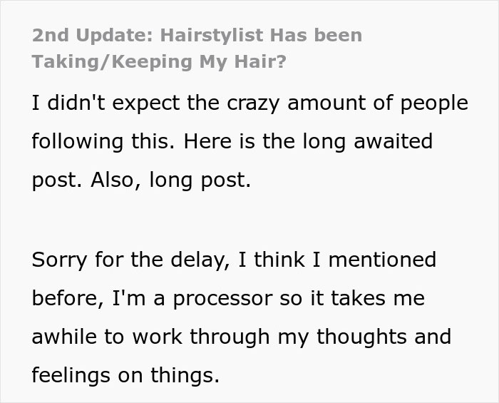 Woman Shares An Absolutely Crazy Story About Her Hair Stylist After Finding A Weird ‘Shrine’ For Her Hair Woman Shares An Absolutely Crazy Story About Her Hair Stylist After Finding A Weird ‘Shrine’ For Her Hair