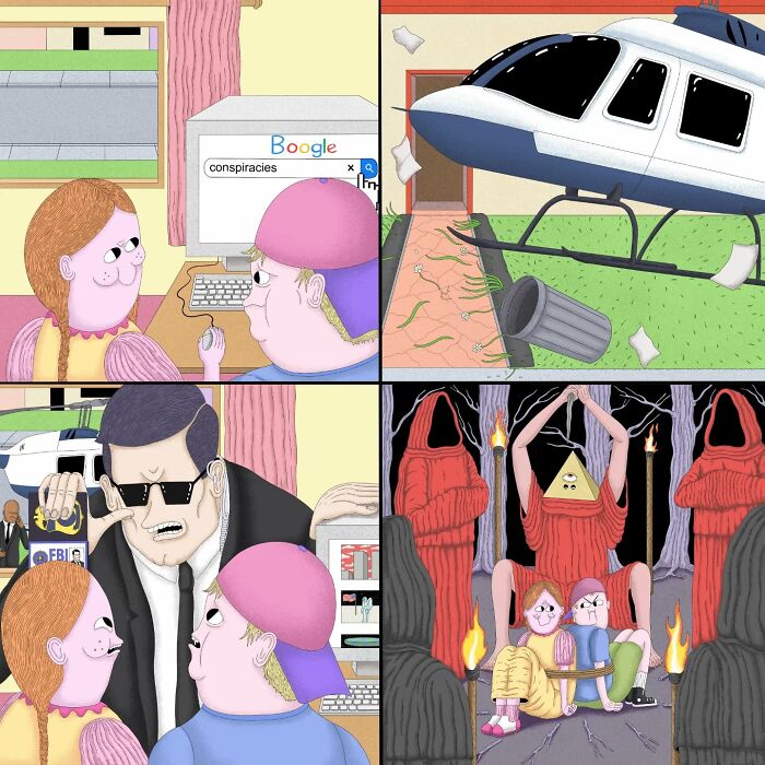 48 Darkly Humorous Comics That Illustrate Surreal Stories, By Alex Gamsu Jenkins (New Pics) 48 Darkly Humorous Comics That Illustrate Surreal Stories, By Alex Gamsu Jenkins (New Pics)