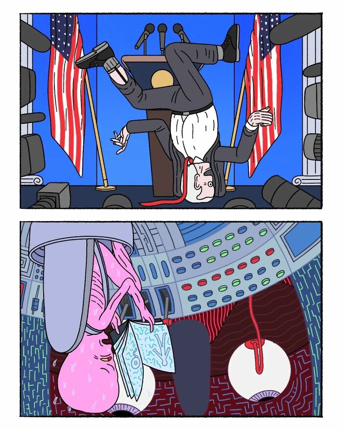 48 Darkly Humorous Comics That Illustrate Surreal Stories, By Alex Gamsu Jenkins (New Pics) 48 Darkly Humorous Comics That Illustrate Surreal Stories, By Alex Gamsu Jenkins (New Pics)