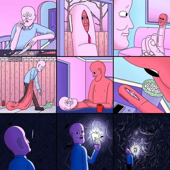 48 Darkly Humorous Comics That Illustrate Surreal Stories, By Alex Gamsu Jenkins (New Pics) 48 Darkly Humorous Comics That Illustrate Surreal Stories, By Alex Gamsu Jenkins (New Pics)