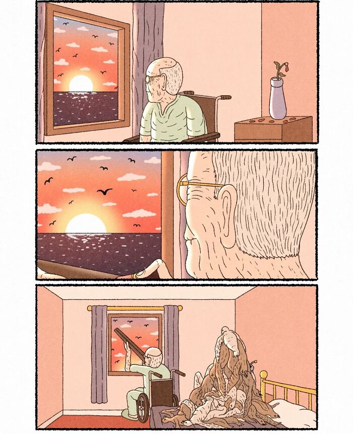 48 Darkly Humorous Comics That Illustrate Surreal Stories, By Alex Gamsu Jenkins (New Pics) 48 Darkly Humorous Comics That Illustrate Surreal Stories, By Alex Gamsu Jenkins (New Pics)