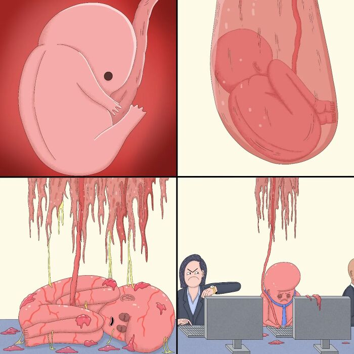 48 Darkly Humorous Comics That Illustrate Surreal Stories, By Alex Gamsu Jenkins (New Pics) 48 Darkly Humorous Comics That Illustrate Surreal Stories, By Alex Gamsu Jenkins (New Pics)